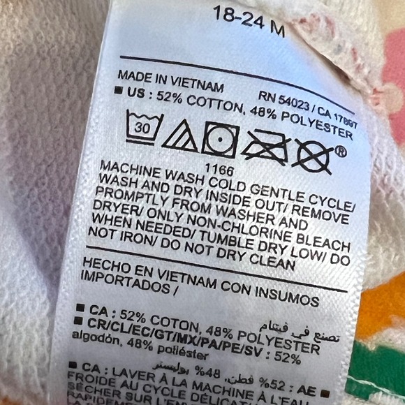 Old Navy Girls Toddler Girls 18-24M LOT Outfit Watermelon Top Floral Shorts Set - Picture 3 of 9